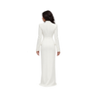 Buttoned Jersey Blazer Maxi Dress