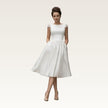 Cap Sleeve Backless Wedding Dress