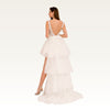 High-Low Layered Tulle Dress Back