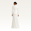 High-Neck Drop-Waist Maxi Dress