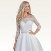Off-Shoulder Lace Bodice Dress Top