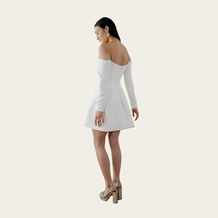 Off-the-Shoulder Mini in Jersey