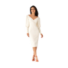 Sage V-Neck Sheath Dress