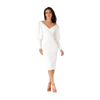 Sage V-Neck Sheath Dress