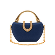 Sculpted Horseshoe Handle Occasion Bag