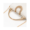 Sculpted Horseshoe Handle Occasion Bag