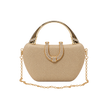 Sculpted Horseshoe Handle Occasion Bag