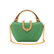 Sculpted Horseshoe Handle Occasion Bag