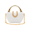 Sculpted Horseshoe Handle Occasion Bag