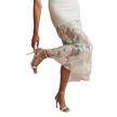 Square Neck Lace Two-Piece Set