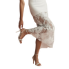 Square Neck Lace Two-Piece Set