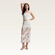 Square Neck Lace Two-Piece Set