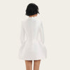 Structured Sweetheart Mini Dress-back