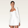 Structured Sweetheart Mini Dress